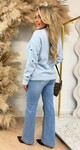 ALL OVER BOW CUTE SWEAT 737 LIGHTBLUE ALL OVER BOW CUTE SWEAT 737 LIGHTBLUE