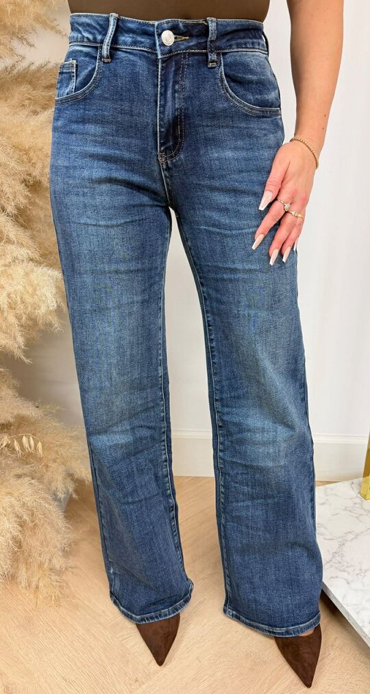 WIDE LEG JEANS B090 DENIMBLUE WIDE LEG JEANS B090 DENIMBLUE