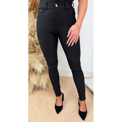 YU & ME STRETCH TREGGING 1268-1 BLACK YU & ME STRETCH TREGGING 1268-1 BLACK