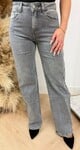 WIDE LEG GLITTER POCKET JEANS G106Y GREY