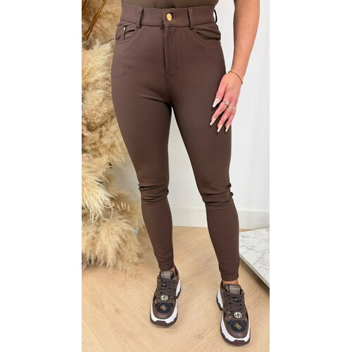 YU & ME STRETCH TREGGING 1268-1 CHOCO YU & ME STRETCH TREGGING 1268-1 CHOCO