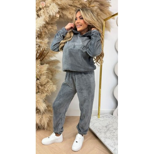 LOS ANGELES HOODIE SET 640 GREY