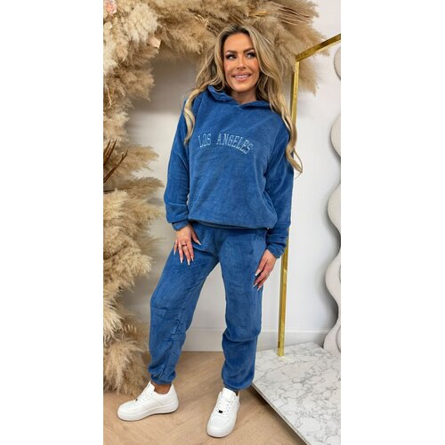 LOS ANGELES HOODIE SET 640 BLUE