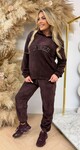 LOS ANGELES HOODIE SET 640 BORDEAUX