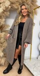 DIANNE KNITTED LOUNGE VEST TAUPE
