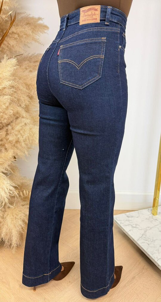 LEVI FLARED JEANS 78219-62 DARKBLUE