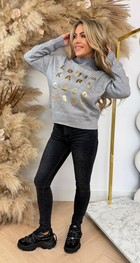 LOUIS DESIGN SWEAT 3831141 GREY