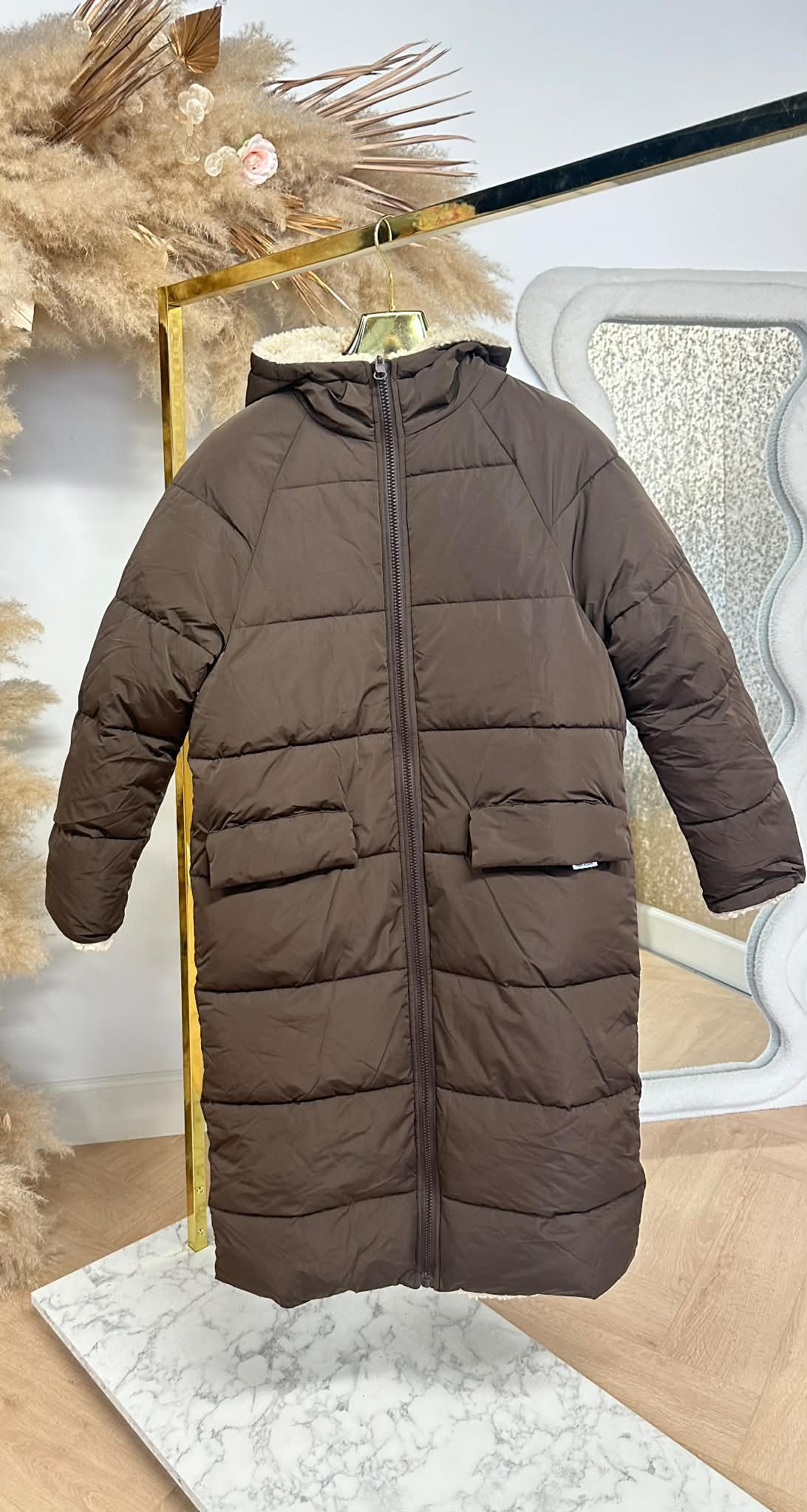 REVERSIBLE PUFFER/TEDDY WINTERJAS 8504 CHOCO