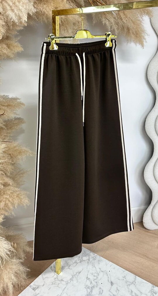 STRIPE PANTS CHOCO