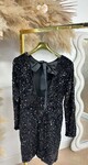 GLITTER STRIK DRESS 2945 BLACK