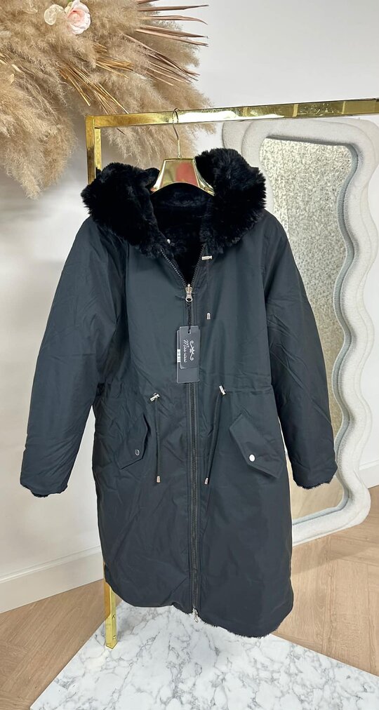 BESTSELLER REVERSIBLE WINTERJACKET MS98 BLACK