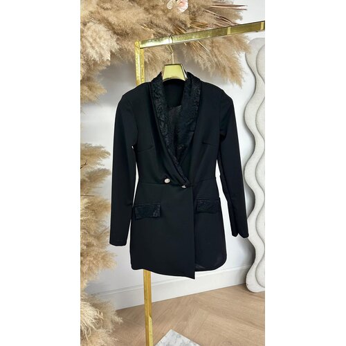 MILOU LACE CHIQUE PLAYSUIT BLACK/BLACK