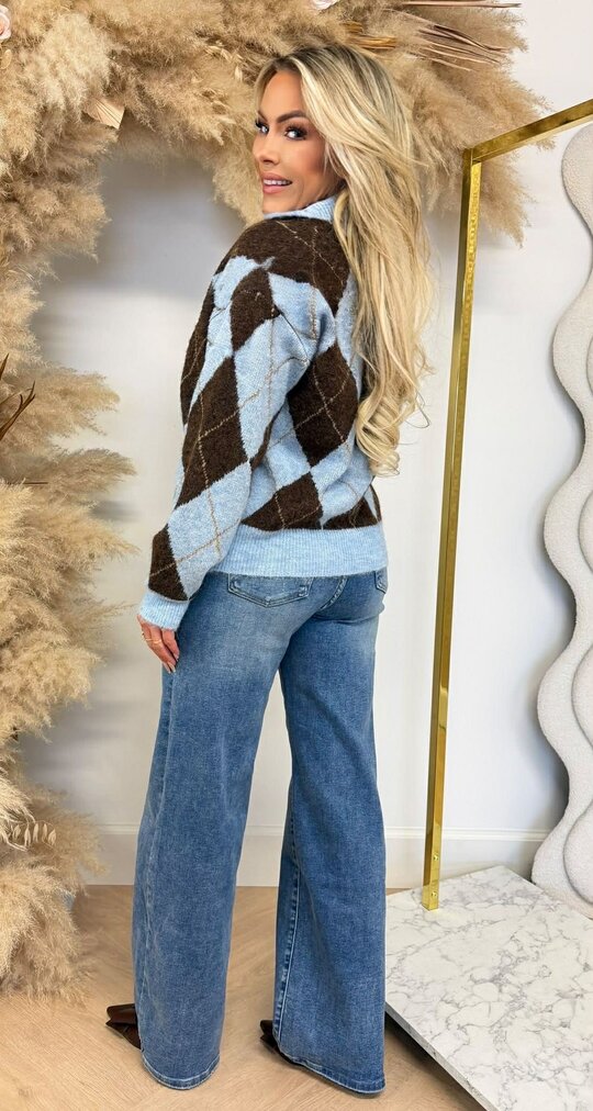 KRAAG RUITJES SWEAT 8368 BLUE