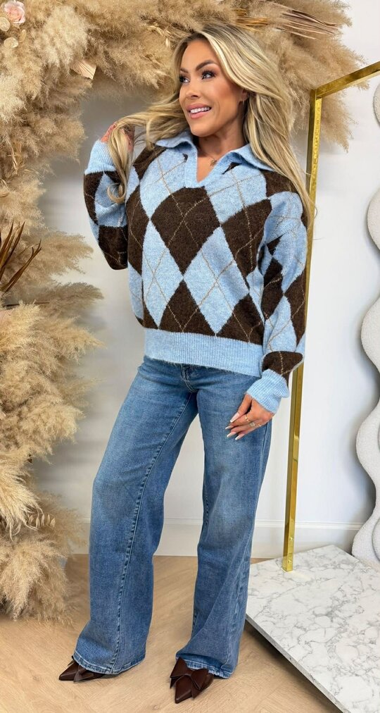 KRAAG RUITJES SWEAT 8368 BLUE