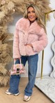 FAKE FUR JACKET 8783 PINK
