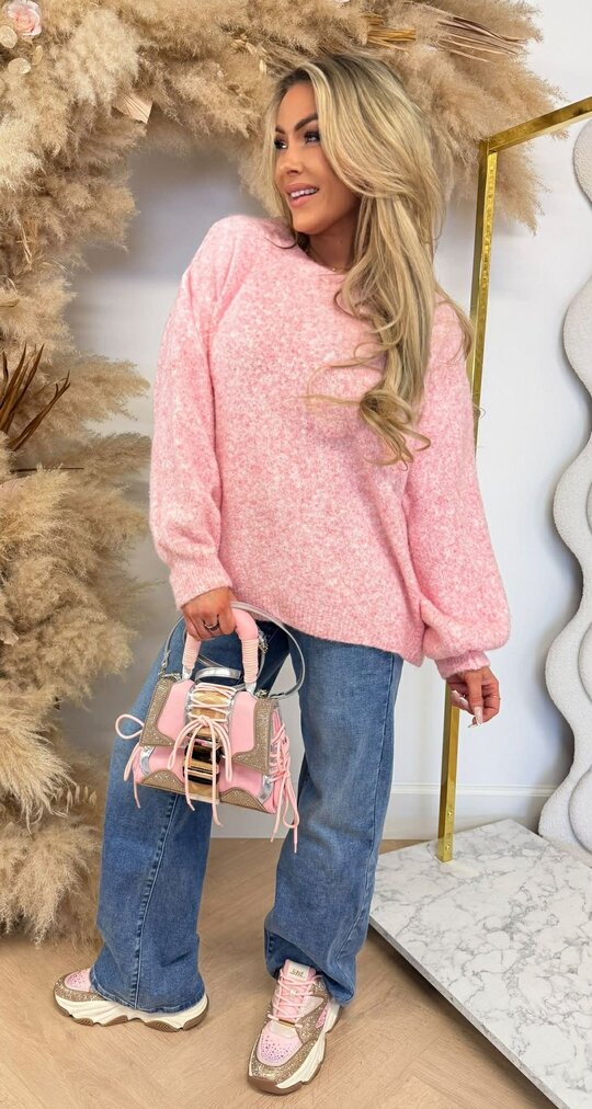 LOES BASIC SOFT SWEAT PINK