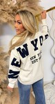 BESTSELLER NEW YORK SWEAT 936 LIGHTBEIGE/NAVY