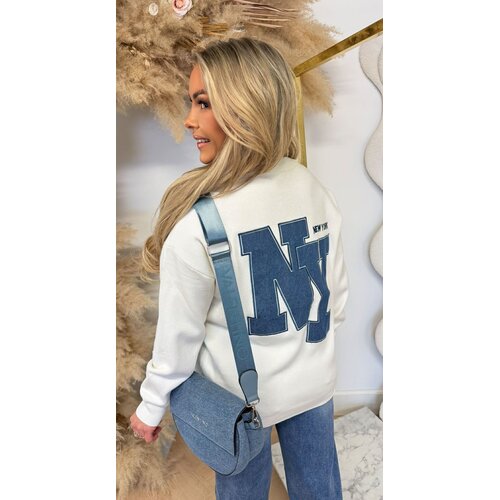 NEW YORK BACKPRINT SWEAT 10506 BEIGE