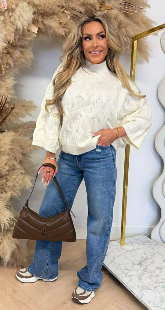 KAYLLA PATROON SWEAT 5684 OFFWHITE