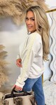 CUTE BASIC LACE SWEAT BEIGE