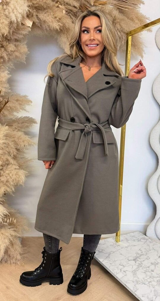 STEFIE LUS COAT TAUPE