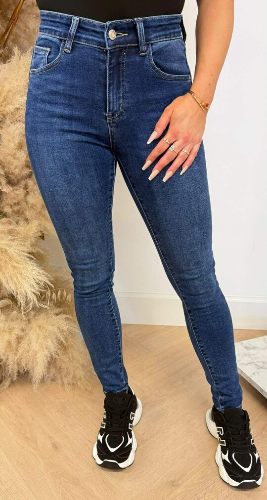 DENIM COLLECTION SKINNY JEANS A151 DARKBLUE