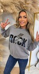 ACTIE ROCK SEQUIN SWEAT 10308 GREY ACTIE ROCK SEQUIN SWEAT 10308 GREY