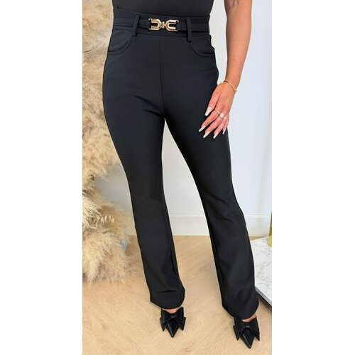 CC BELT FLAIRED TREGGING 3312-82 BLACK