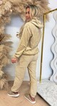LOS ANGELES HOODIE SET 640 BEIGE