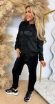 LOS ANGELES HOODIE SET 640 BLACK