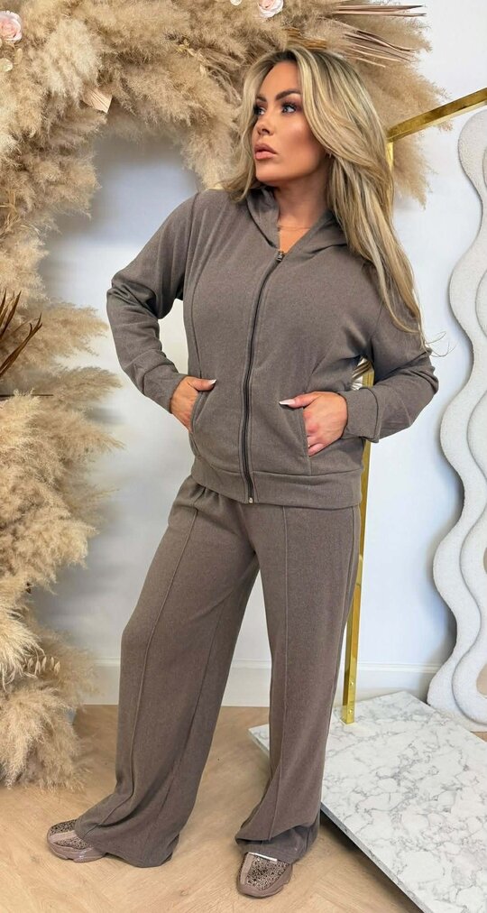 MOLLY BASIC SOFT ZIP SET 301 BROWN