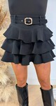 RUBY RUFFLE SKORT 7515 BLACK