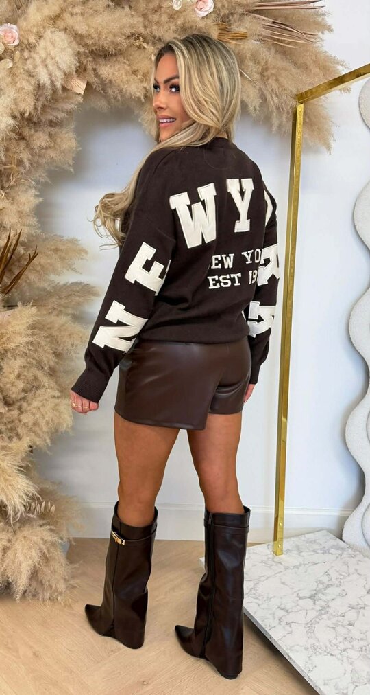 BESTSELLER NEW YORK SWEAT 936 CHOCO