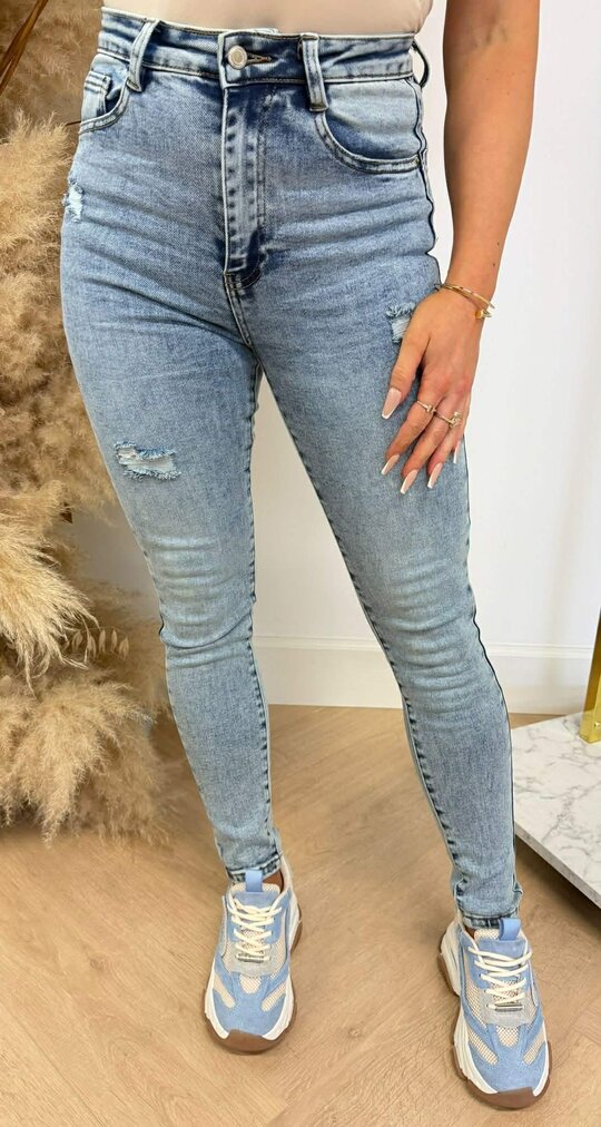EXTRA HIGH WAIST SKINNY 5356-1 LIGHTDENIM