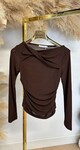 STRETCH TOP 4978 CHOCO