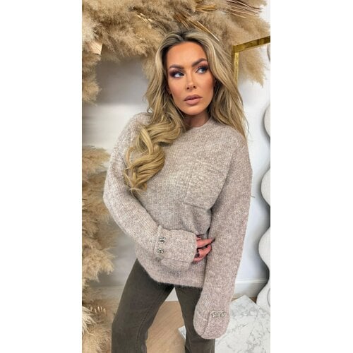 POCKET SWEAT 25002 TAUPE
