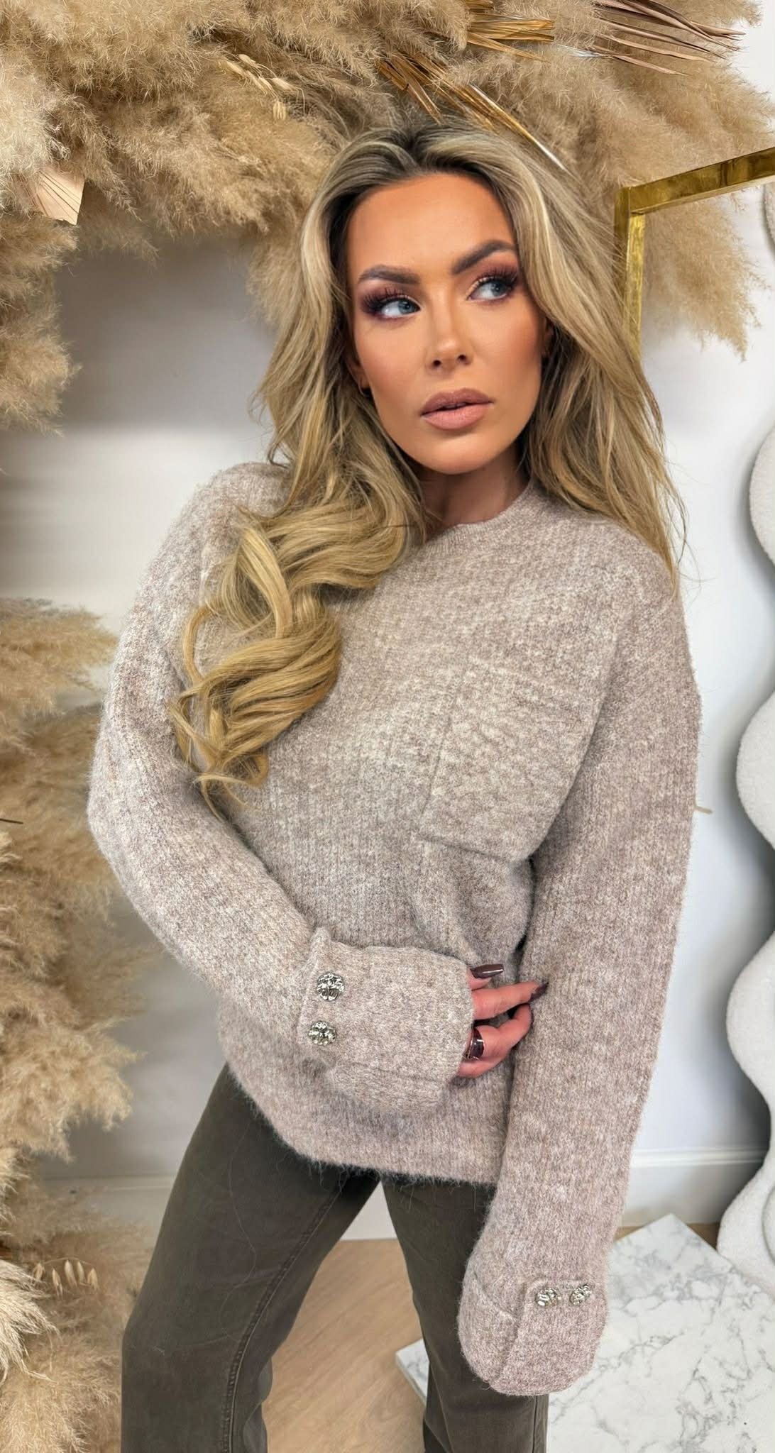 POCKET SWEAT 25002 TAUPE