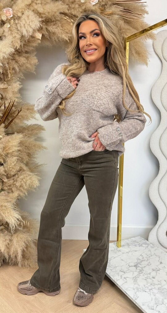 POCKET SWEAT 25002 TAUPE