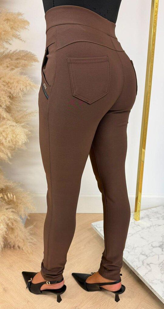 TREGGING EXTRA STRETCH 3312-8 CHOCO