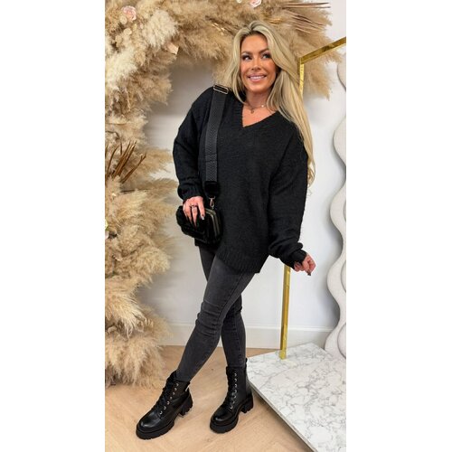 OVERSIZED BASIC V TRUI 08050 BLACK