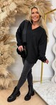 OVERSIZED BASIC V TRUI 08050 BLACK