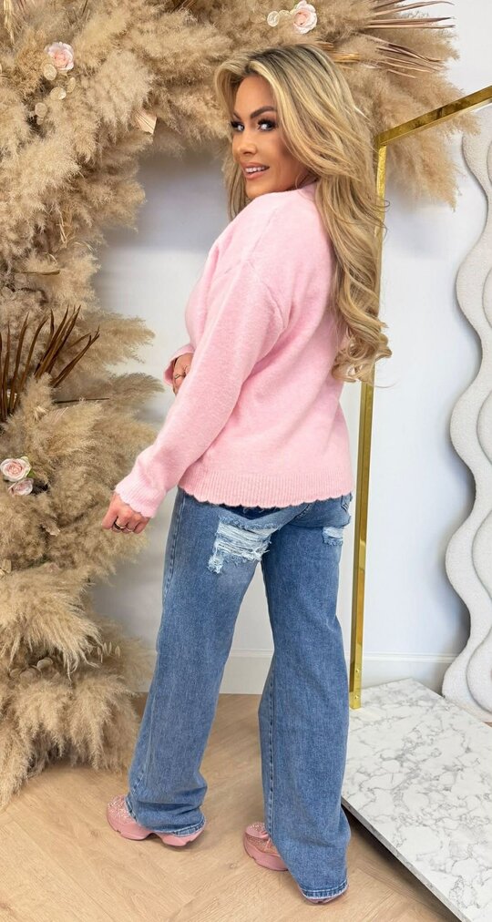 CUTE PEARLY SWEAT/VEST 738 LIGHTPINK