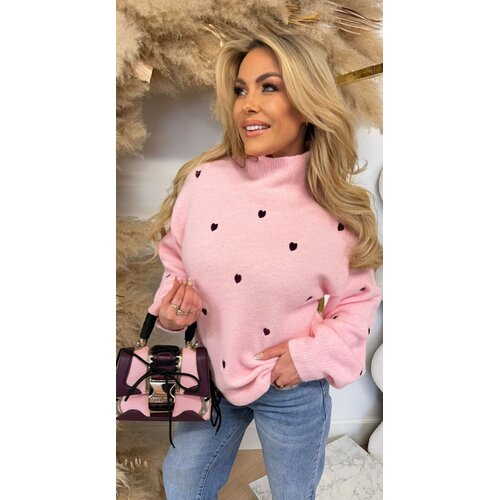TURTLE NECK HARTJES SWEAT 692 PINK