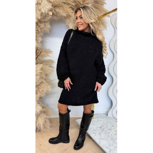 CUDDLY TEDDY LONG SWEAT BLACK