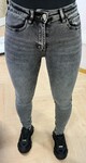 SKINNY HIGH WAISTED JEANS 5377-17 GREY
