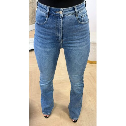 FLARE FIT JEANS 6267-10 BLUE
