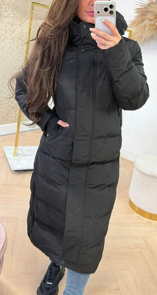 LOTTE LONG WINTERJACKET 7608 BLACK