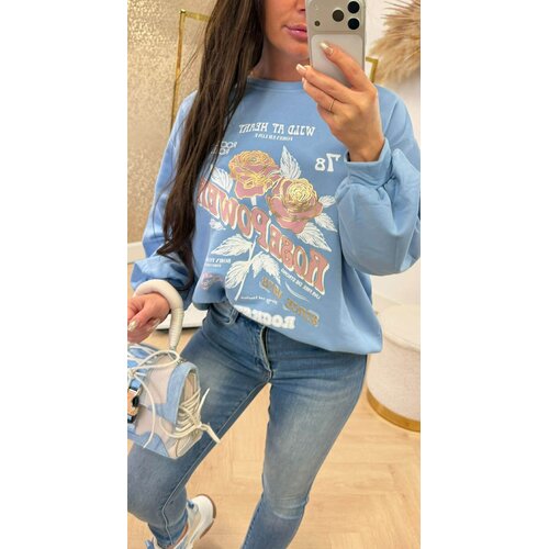 ROSE POWER SWEAT 801754 BLUE