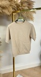 SOFTIE SHORT SLEEVE SWEAT BEIGE