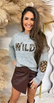 WILD HEART SWEAT 381268 GREY